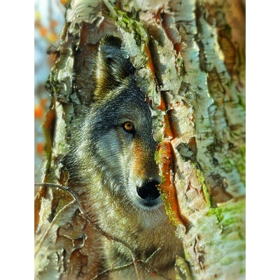 Puzzle  Sunsout-69843 XXL Pieces - Wolf Encounter