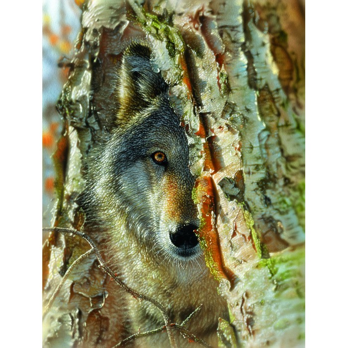 Puzzle Sunsout-69843 XXL Pieces - Wolf Encounter