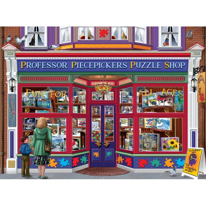 Sunsout-70615 Bigalow Illustrations - Professor Puzzle Shop