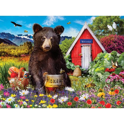 Puzzle  Sunsout-72024 Honey in the Garden