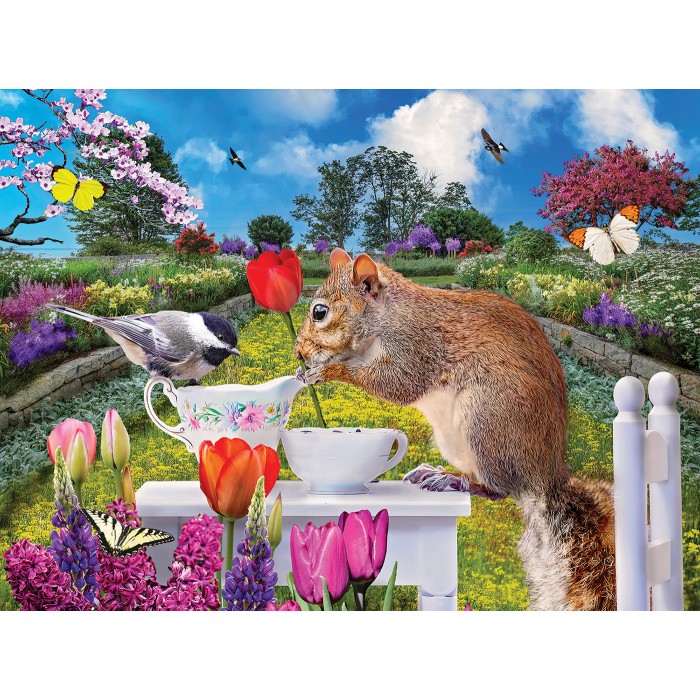 Puzzle Sunsout-72032 Le Thé de Printemps