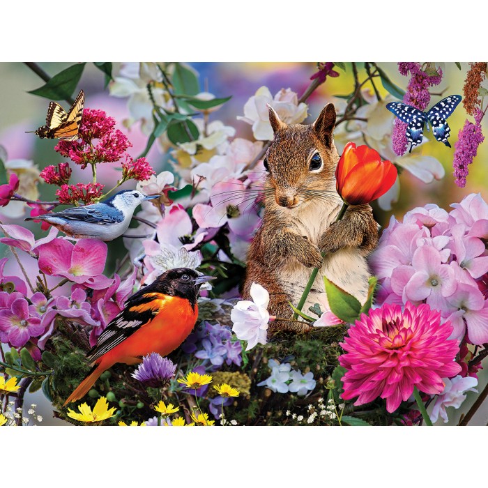 Puzzle Sunsout-72044 Nid de Fleurs