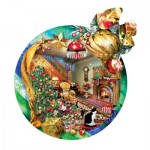 Puzzle  Sunsout-95028 Kaminfeuer Ornament