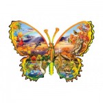  Sunsout-95084 Konturenpuzzle - Herbst Schmetterling