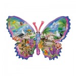  Sunsout-95092 Puzzle Forme - Papillon d'Eté