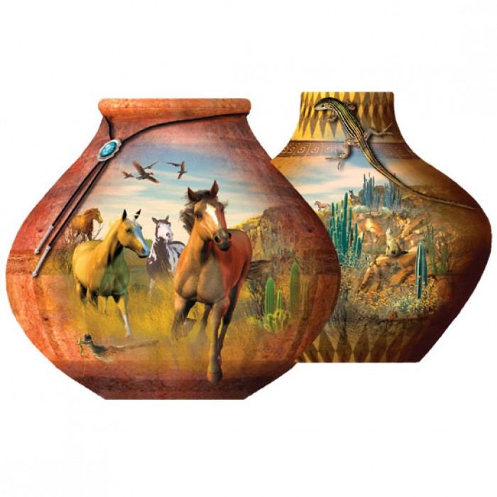 Puzzle Sunsout-95449 XXL Pieces - Southwestern Pots