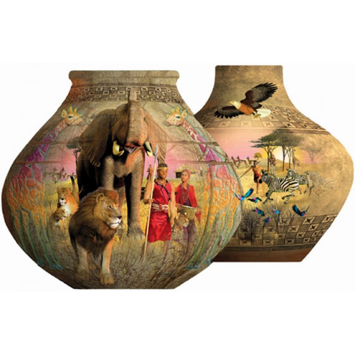 Puzzle Sunsout-95622 Pots Africains