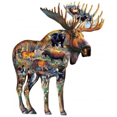 Puzzle  Sunsout-95761 Cynthie Fisher - Walk on the Wild Side