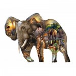 Puzzle  Sunsout-95769 XXL Pieces - Elephant