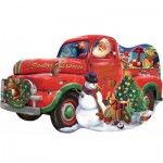 Puzzle  Sunsout-96086 Santa Express Delivery