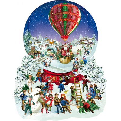 Puzzle  Sunsout-96087 XXL Pieces - Barbara Behr - Old Fashioned Snow Globe