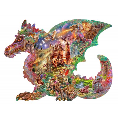 Puzzle  Sunsout-97045 Dragon's Castle