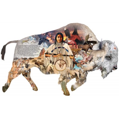 Puzzle  Sunsout-97073 The White Buffalo