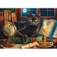XXL Pieces - Black Cat by Candlelight