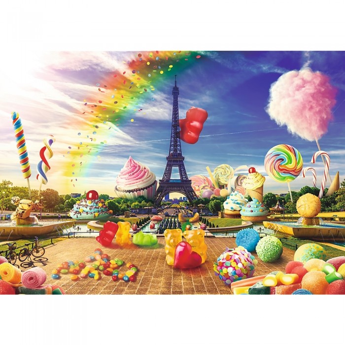 Puzzle Trefl-10597 Sweet Paris