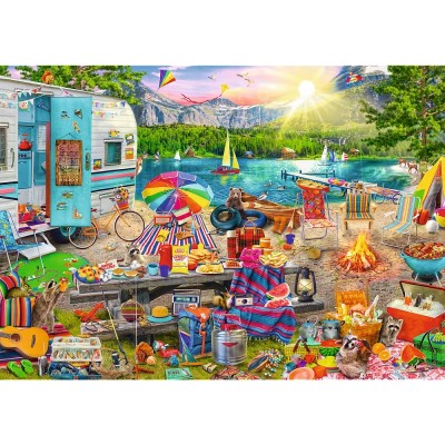 Puzzle  Trefl-10677 Hidden Shapes - Motorhome Trip