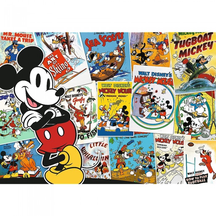 Puzzle Trefl-10741 Mickey Monde