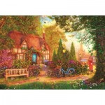 Puzzle  Trefl-10803 Tea Time: Thatched Cottage