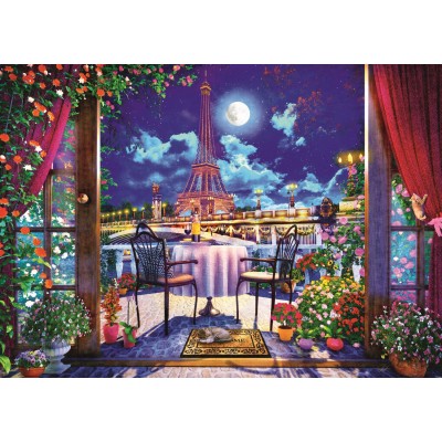 Puzzle  Trefl-10843 Tea Time: Parisian Moonlight