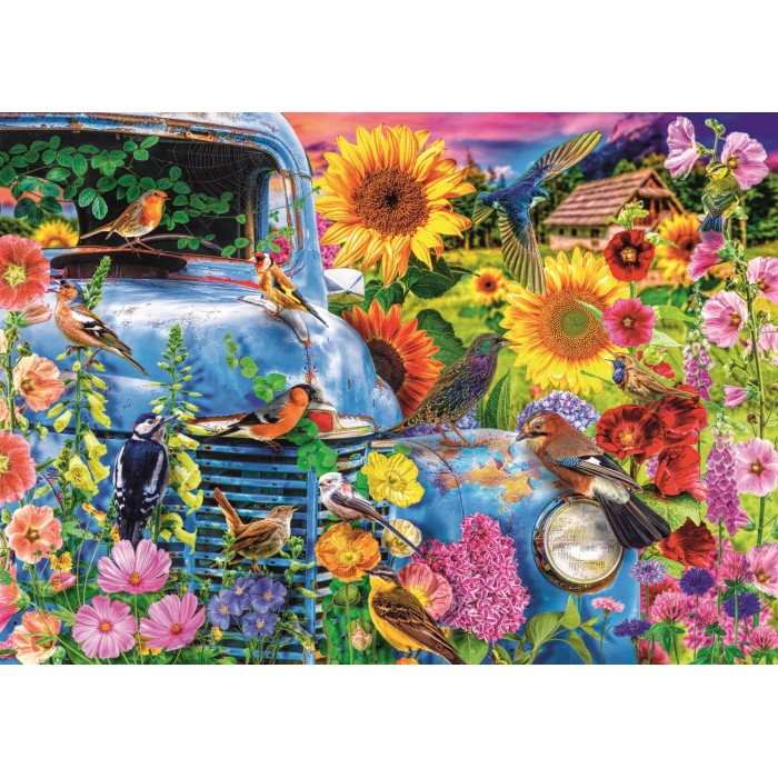 Puzzle Trefl-10848 Tea Time: Country Life: Songbirds