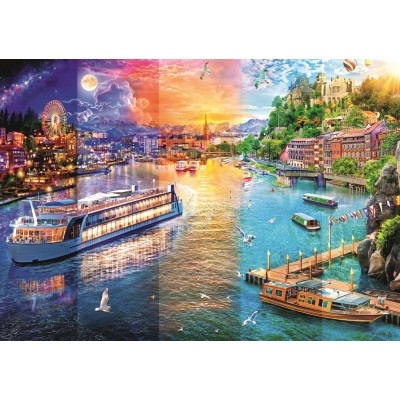 Puzzle  Trefl-10860 River cruise