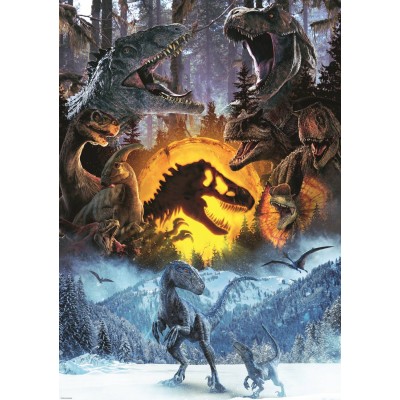 Puzzle  Trefl-10939 In the world of Jurassic Park