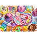 Puzzle  Trefl-11119 Crazy Shapes - Sweet Dream