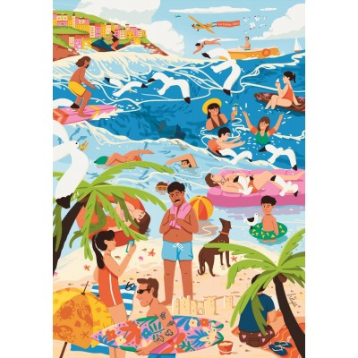 Puzzle  Trefl-12065 The Art of Colour: In the Heat of the Holiday Season