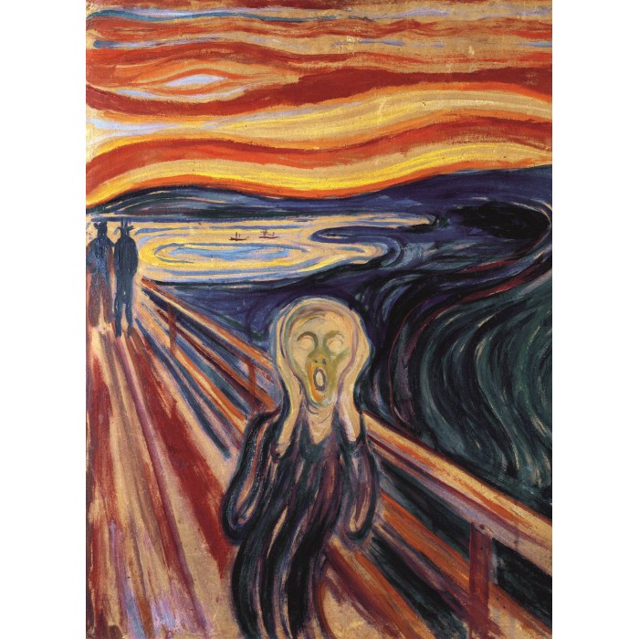 Trefl-20252 Wooden Puzzle - Edvard Munch