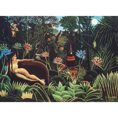  Trefl-20253 Wooden Puzzle - Henri Rousseau