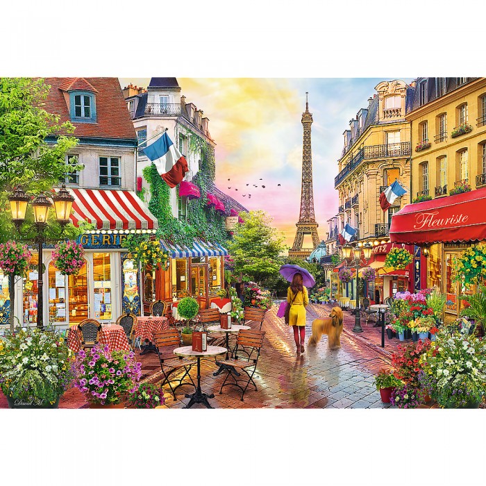 Puzzle Trefl-26156 Pariser Charme