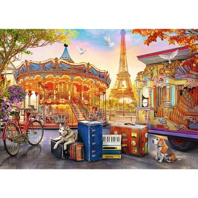 Puzzle  Trefl-37426 Holidays in Paris