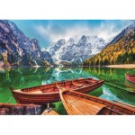 Puzzle  Trefl-37486 Lake Braies, Italy