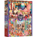  Trefl-37495 2 Puzzles - Fluffy friends
