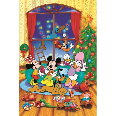 Puzzle  Trefl-37602 40th anniversary Trefl - Mickey Mouse and Friends Xmas