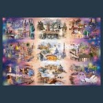 Puzzle  Trefl-81030 Städte Hinter den Wolken
