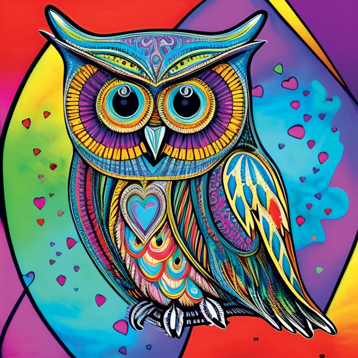 Puzzle Yazz-3819 Boho Owl