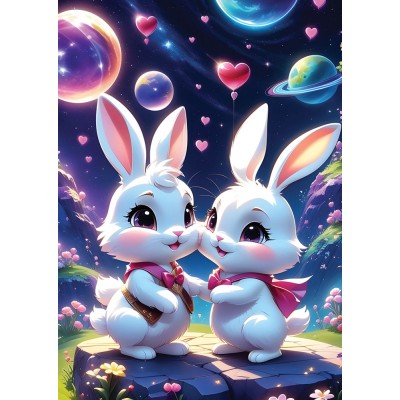 Puzzle  Yazz-3857 Bunnies in Love