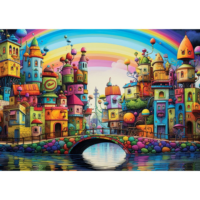 Puzzle Yazz-3863 Rainbow City