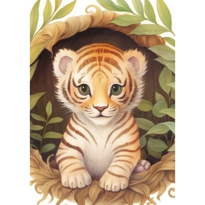 Puzzle Yazz-3875 Cute Tiger